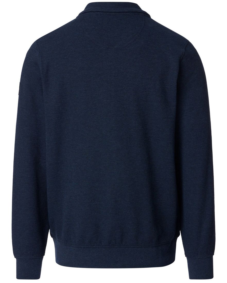 Casa Moda vest normale fit navy gebreid