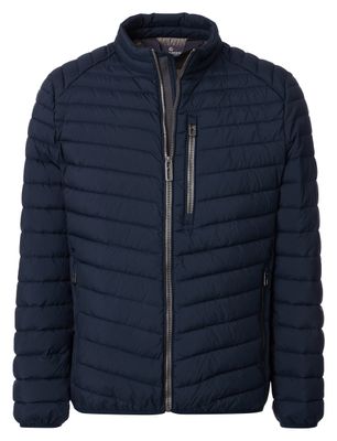 Casa Moda Tussenjas Casa Moda navy gewatteerd effen