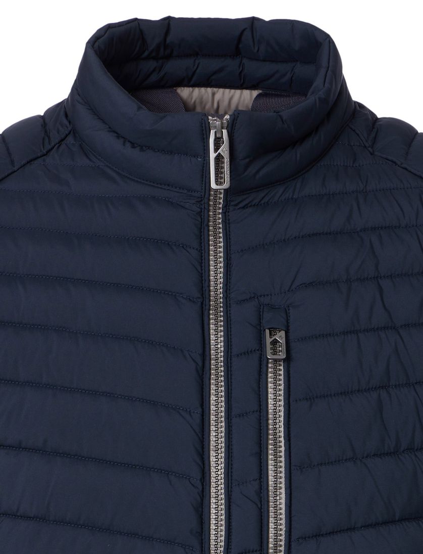 Navy tussenjas gewatteerd Casa Moda effen