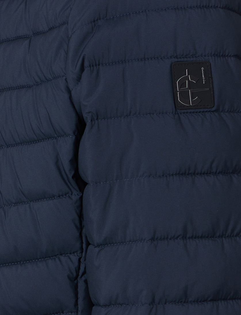 Navy tussenjas gewatteerd Casa Moda effen