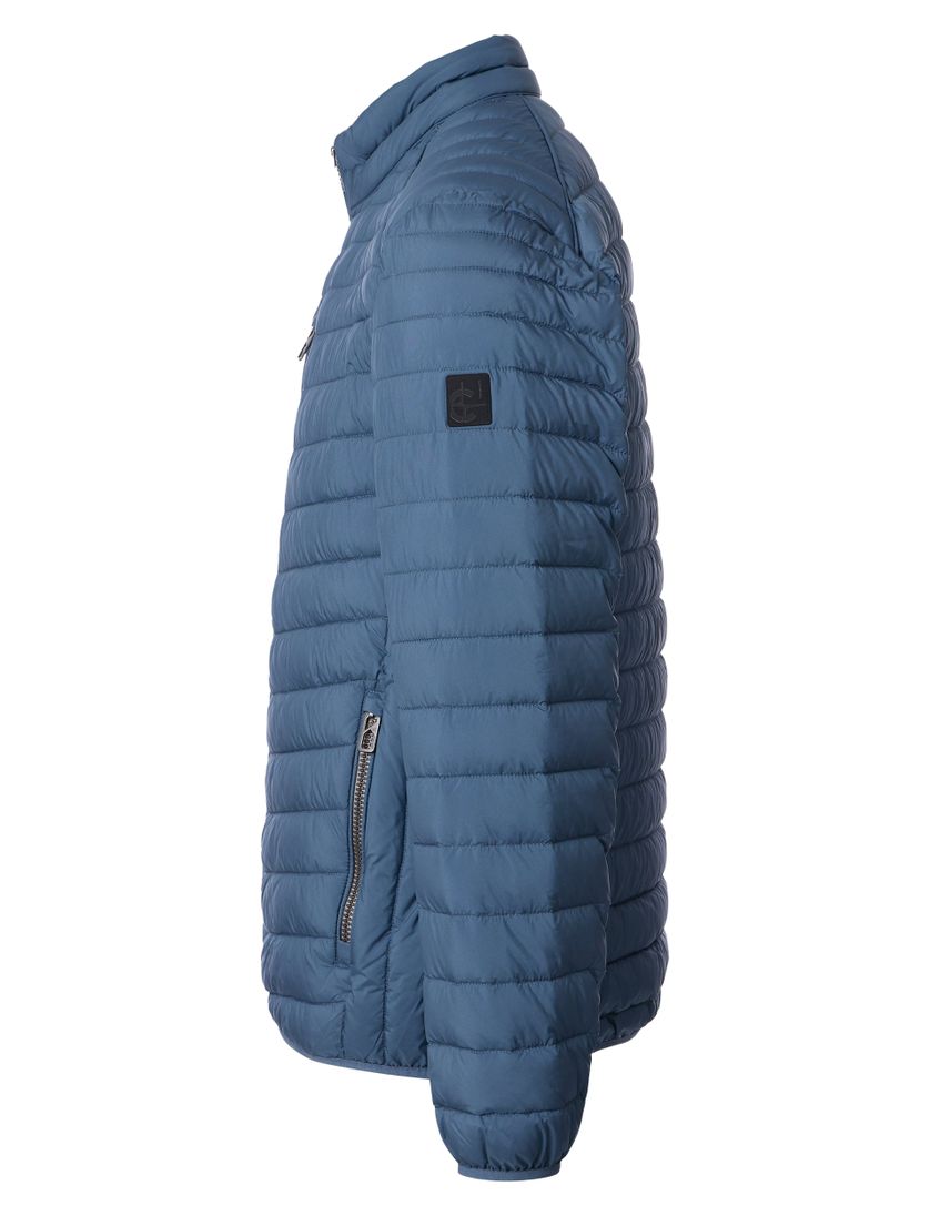 Blauwe tussenjas Casa Moda gewatteerd effen