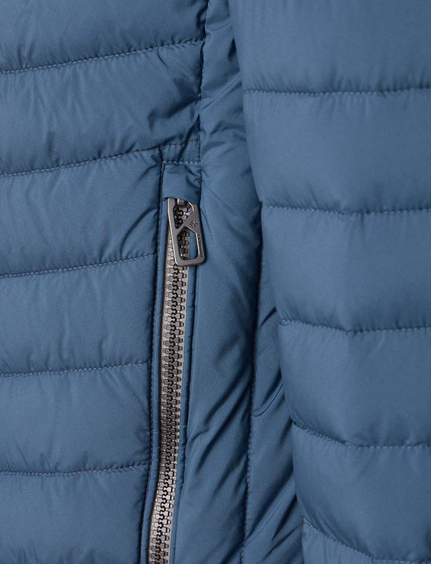 Blauwe tussenjas Casa Moda gewatteerd effen