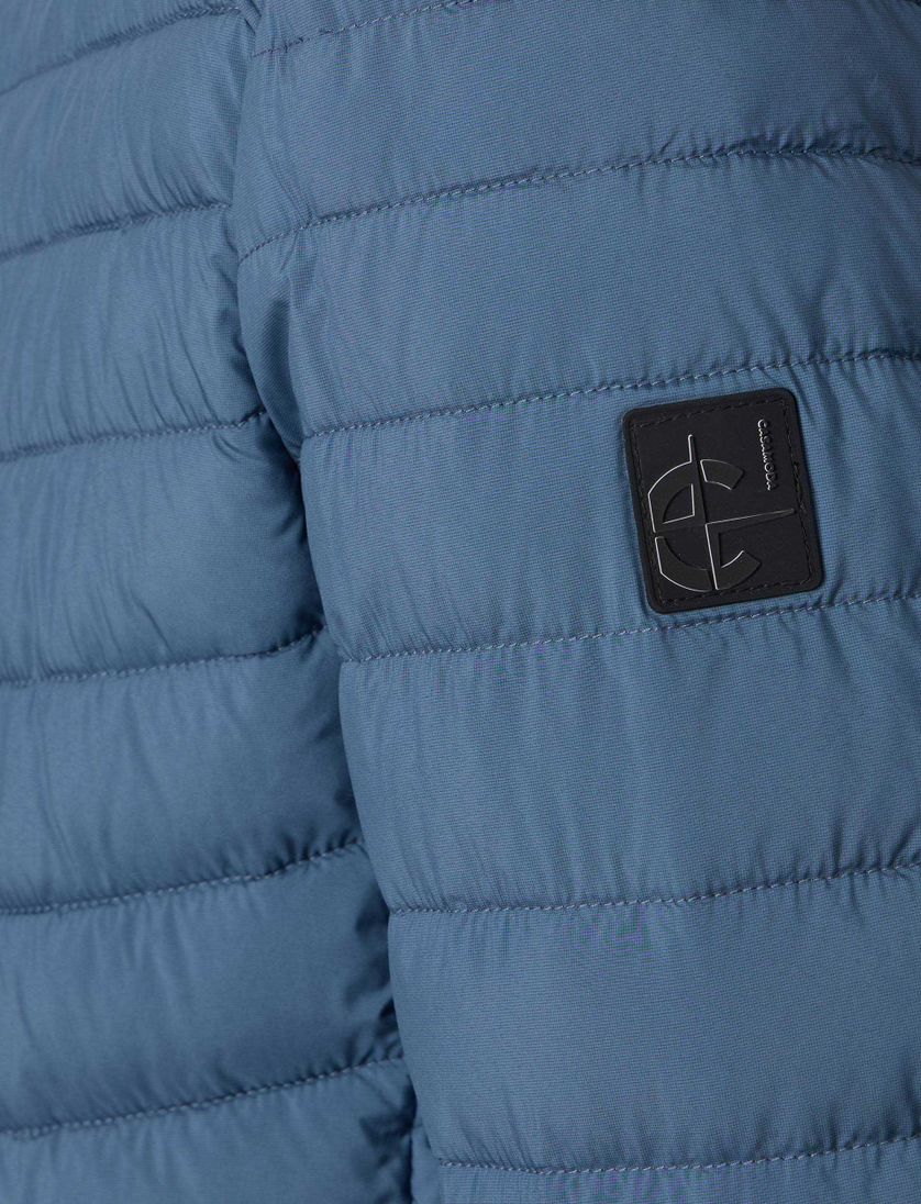 Blauwe tussenjas Casa Moda gewatteerd effen