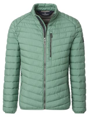 Casa Moda Tussenjas Casa Moda groen effen gewatteerd