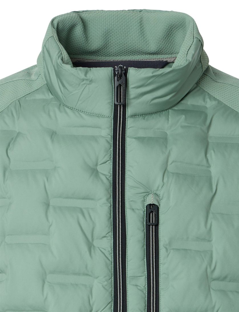 Groene tussenjas Casa Moda borstzak gewatteerd