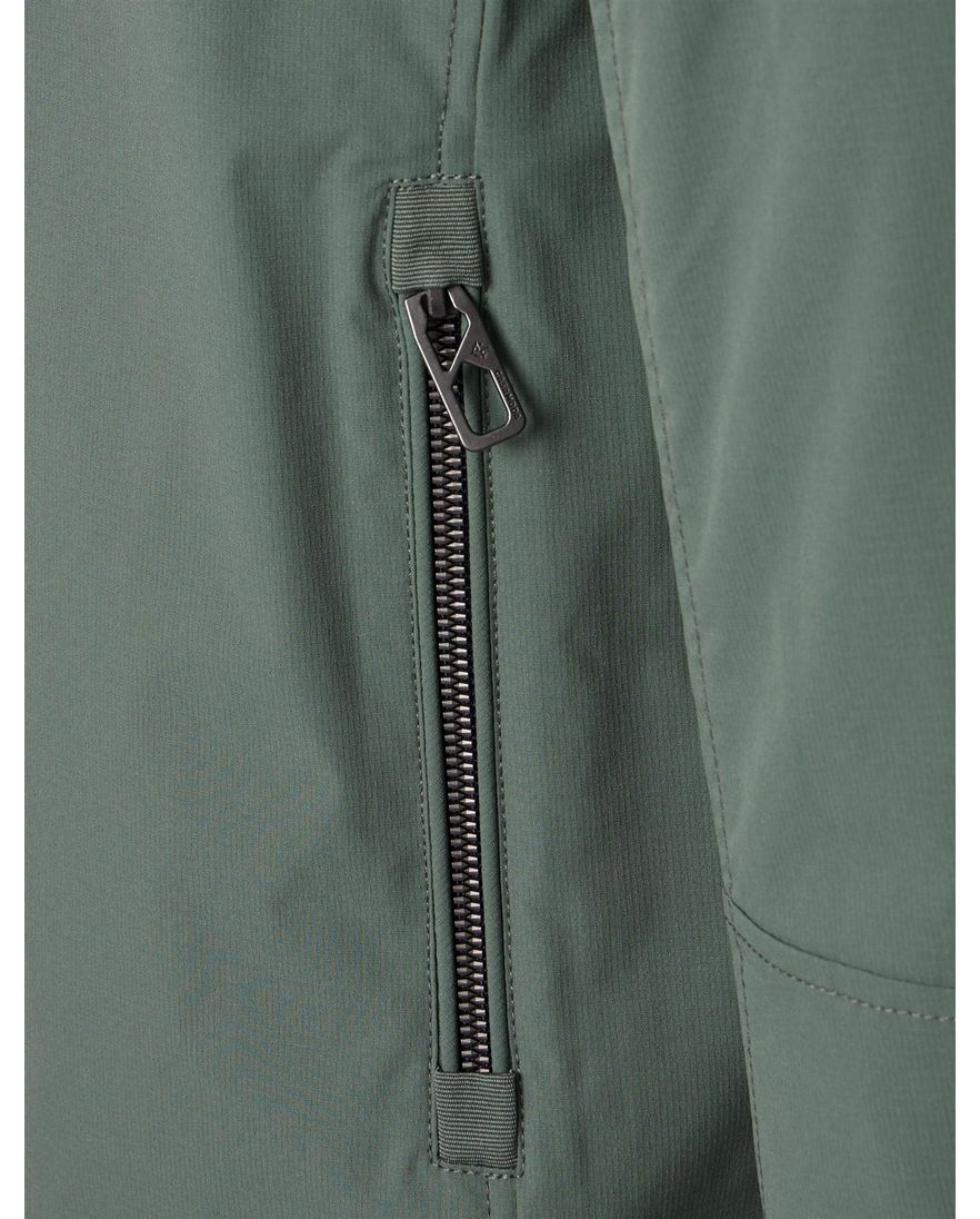 Tussenjas Casa Moda groen zakken met rits