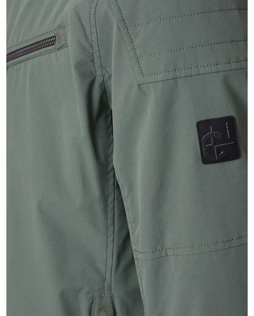 Tussenjas Casa Moda groen zakken met rits