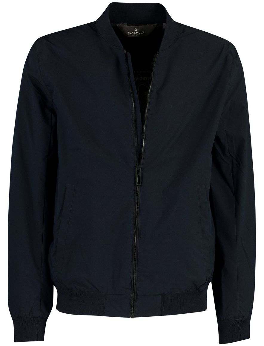 Zomer bomberjas Casa Moda waterafstotend navy 100% polyester
