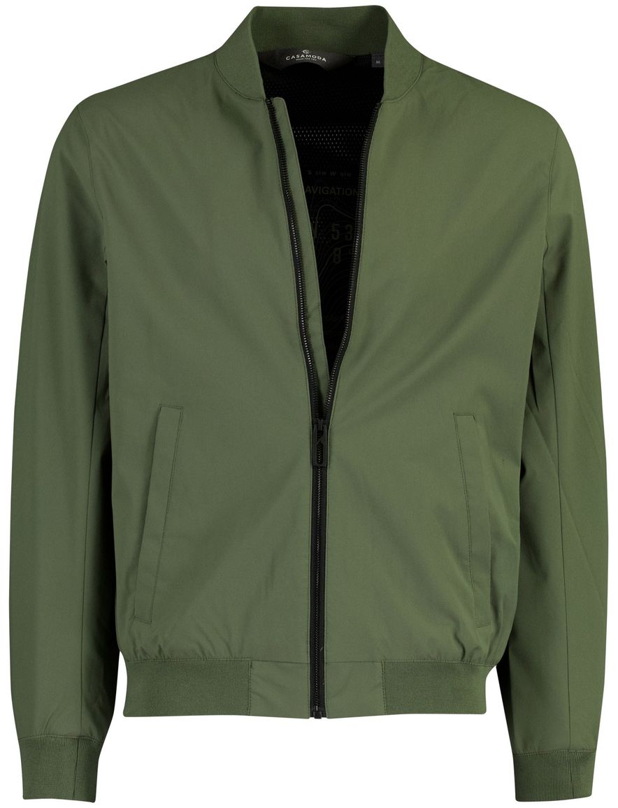 Zomer bomberjas Casa Moda waterafstotend groen 100% polyester