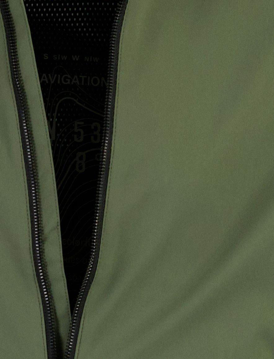 Zomer bomberjas Casa Moda waterafstotend groen 100% polyester