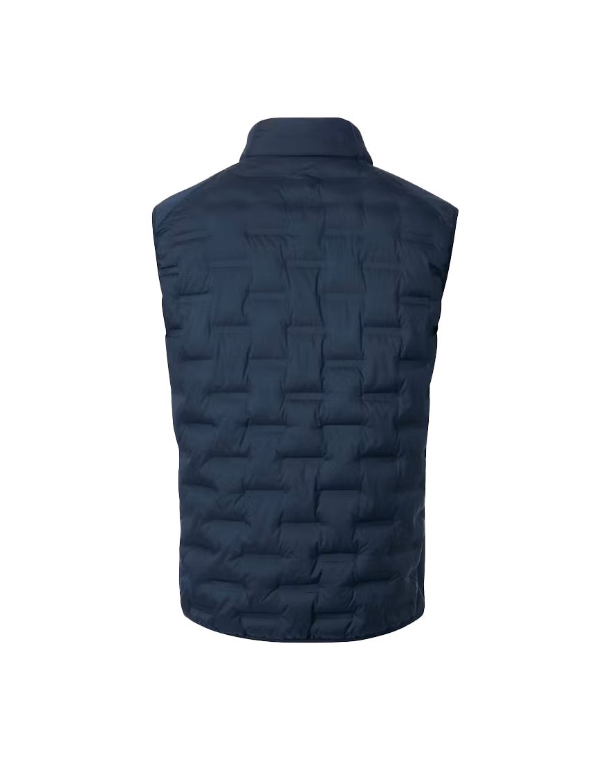 Bodywarmer donkerblauw Casa Moda opstaande kraag