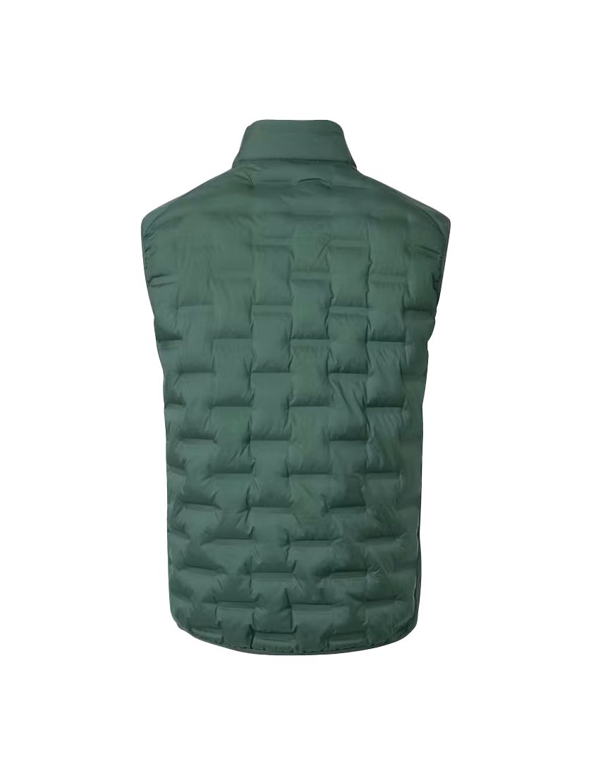 Bodywarmer groen Casa Moda gestructureerd