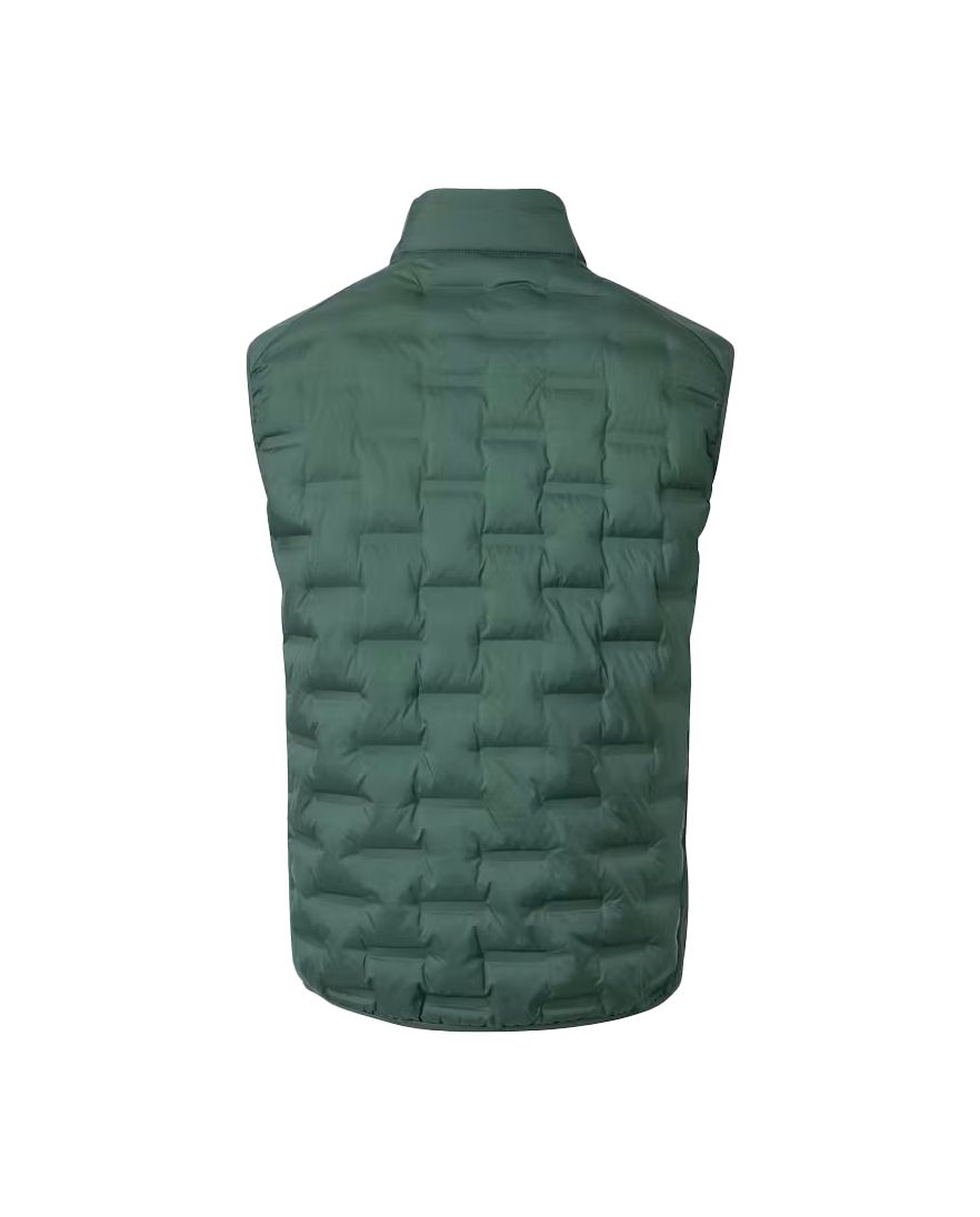 Groene gewatteerde bodywarmer Casa Moda