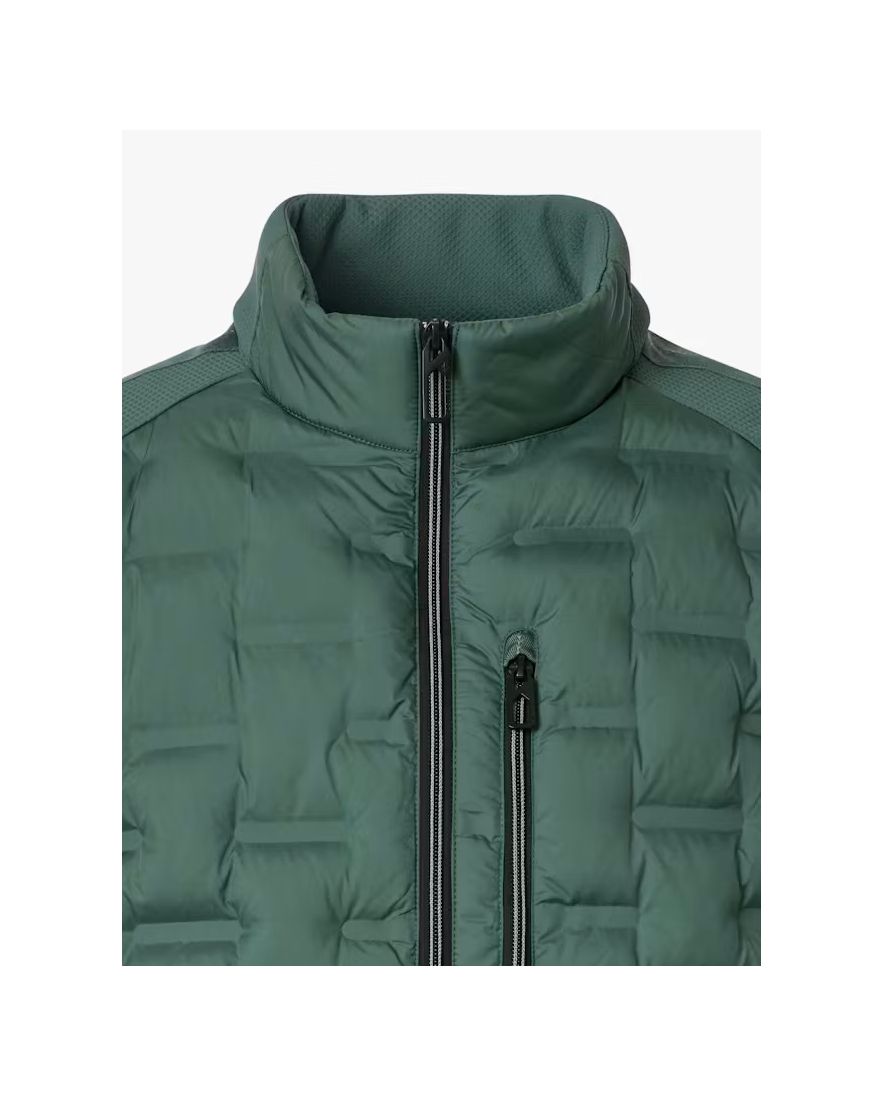Groene gewatteerde bodywarmer Casa Moda