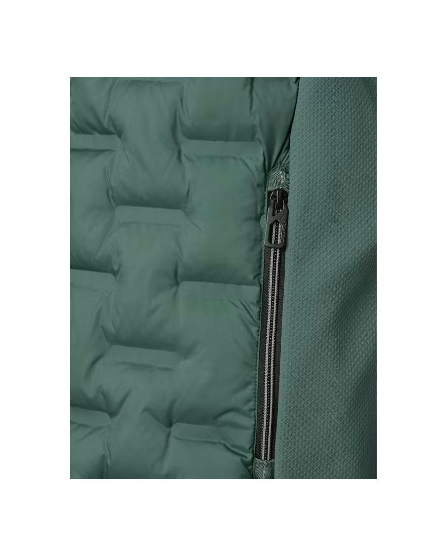 Groene gewatteerde bodywarmer Casa Moda