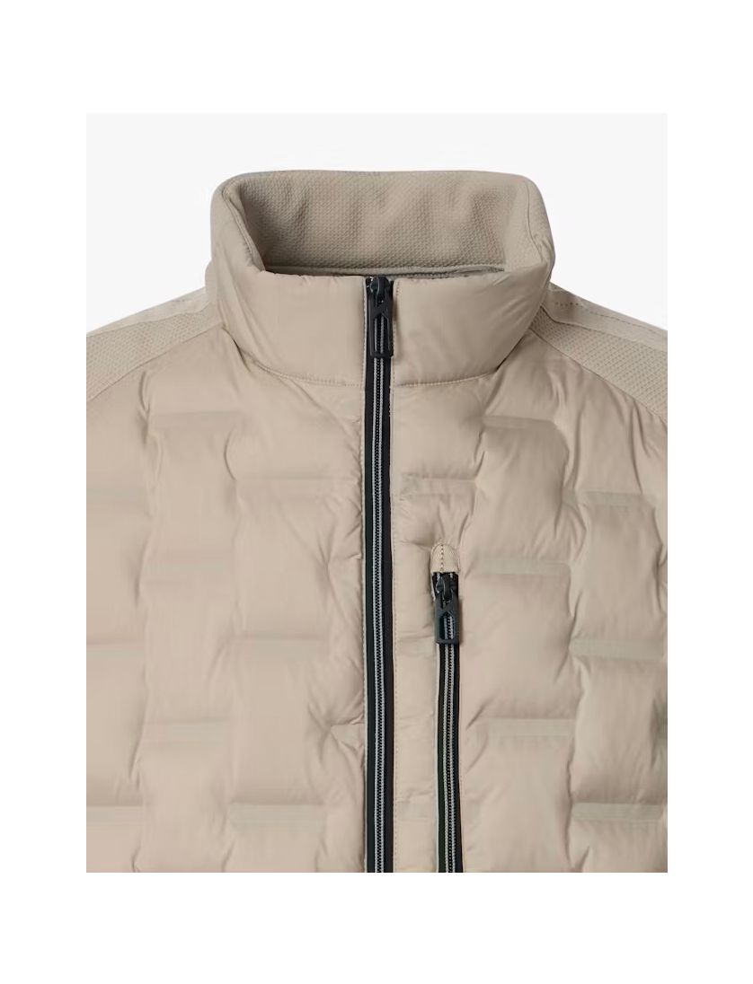 Bodywarmer beige Casa Moda opstaande kraag