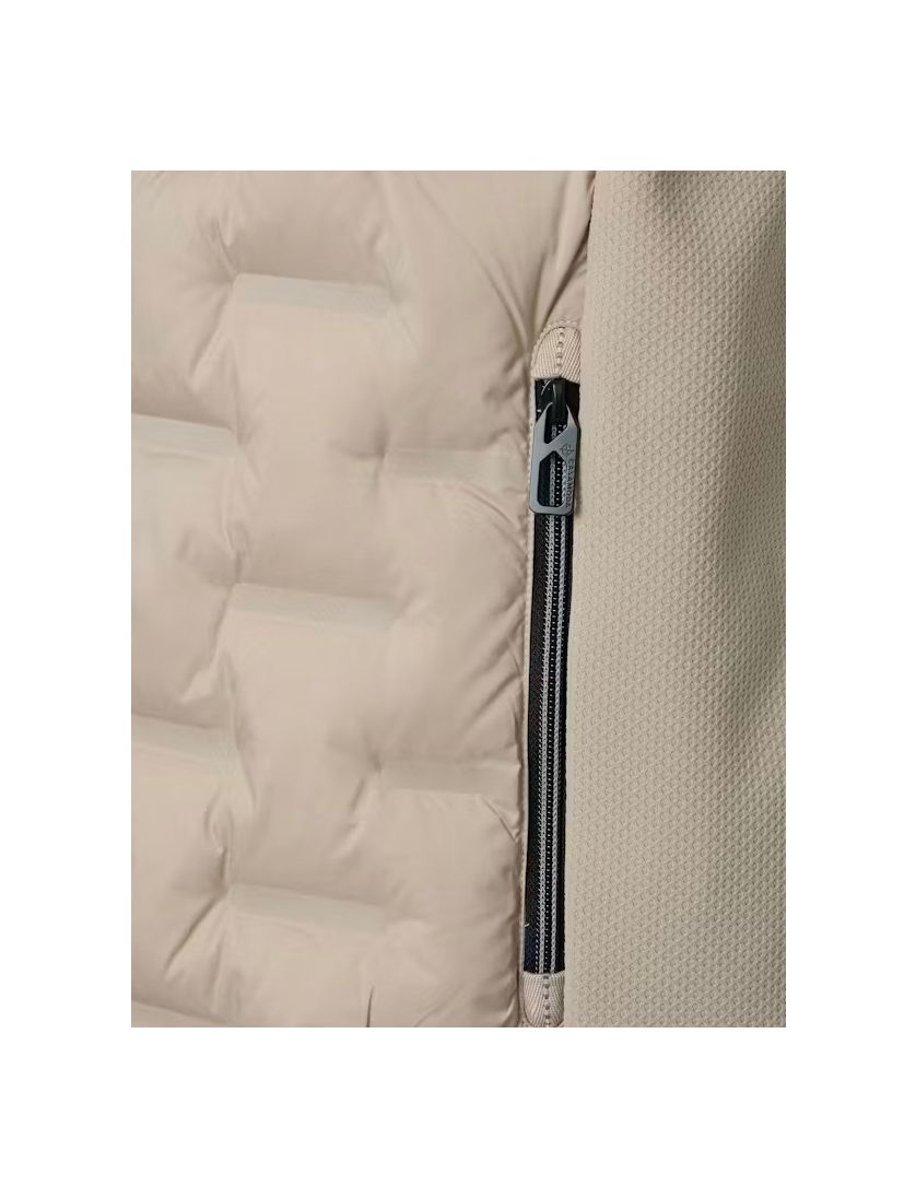 Bodywarmer beige Casa Moda opstaande kraag
