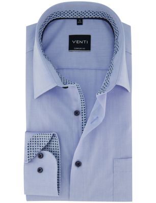 Casa Moda Comfort fit lichtblauw zakelijk lange mouwen Venti overhemd