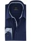 Venti Comfort Fit overhemd donkerblauw strijkvrij