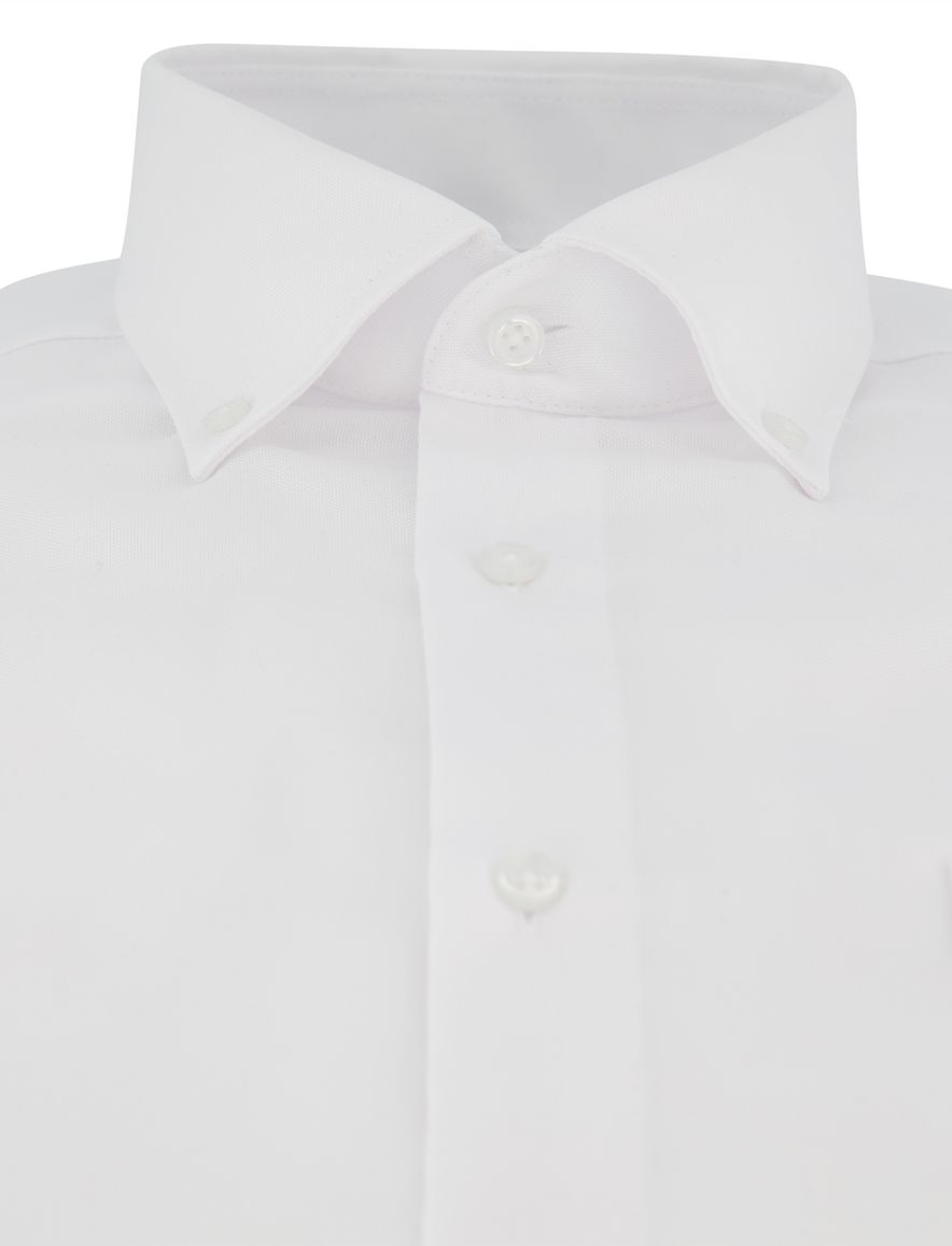 Venti Comfort Fit overhemd wit lichte knoop