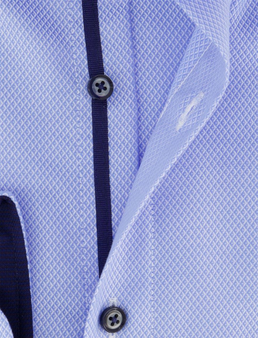 Venti Comfort Fit overhemd lichtblauw geprint