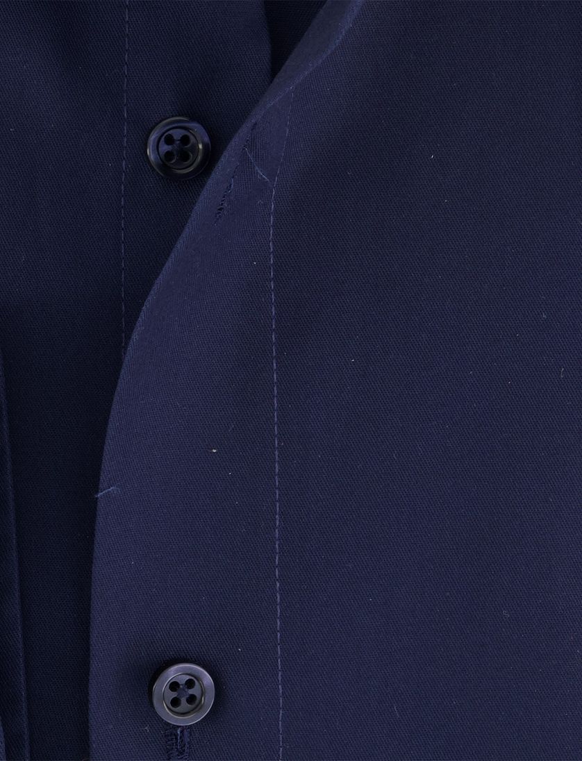 Venti Comfort Fit Overhemd ml7 navy wijde fit 100% katoen
