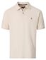 polo creme Casa Moda korte mouw 2-knoops effen