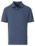 blauw polo normale fit Casa Moda korte mouw 2-knoops