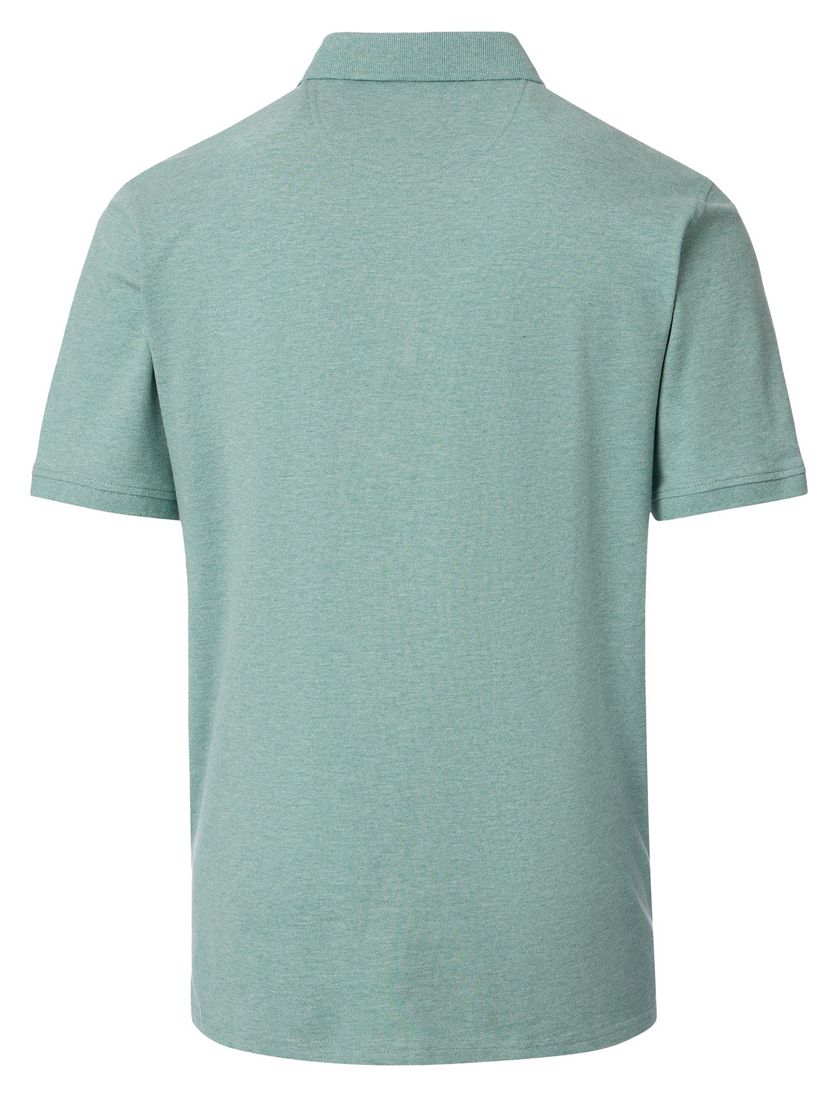 turquoise polo normale fit Casa Moda korte mouw 2-knoops