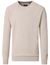 trui met textuur Casa Moda creme ronde hals
