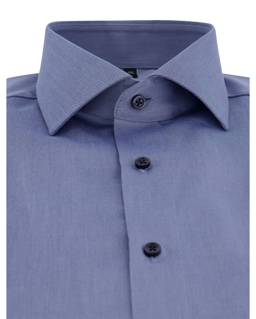 Overhemd met donkere knopen Venti comfort fit blauw