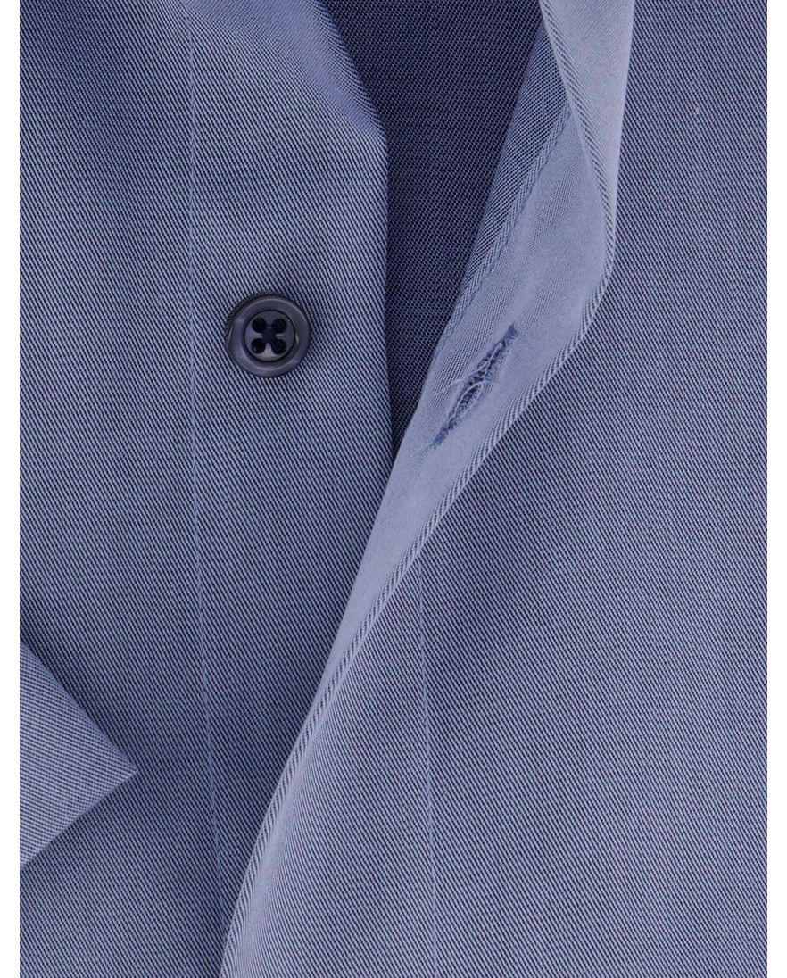 Overhemd met donkere knopen Venti comfort fit blauw