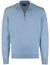 Trui Maerz blauw half zip wol