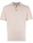 Polo beige Profuomo korte mouw 3 knoopjes normale fit