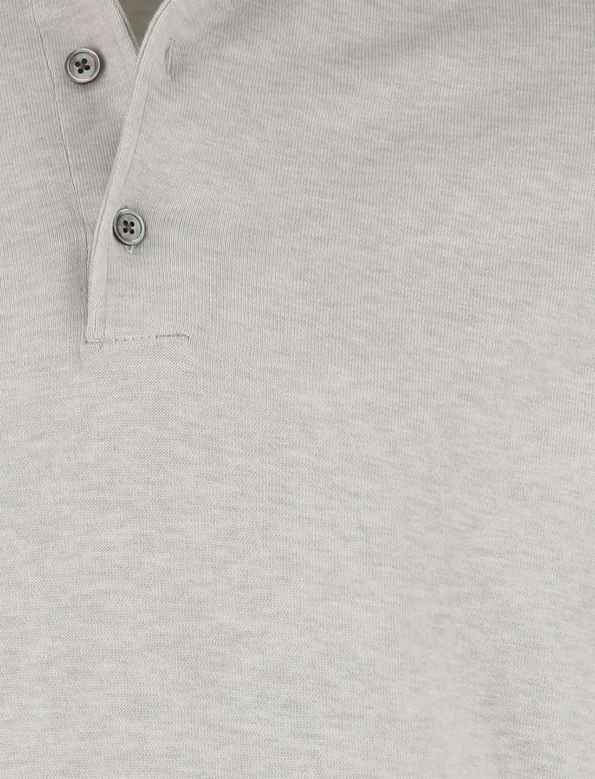 Poloshirt Profuomo groen gemeleerd