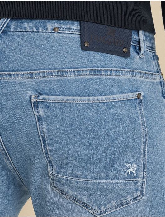 Vanguard V850 jeans blauw slim fit