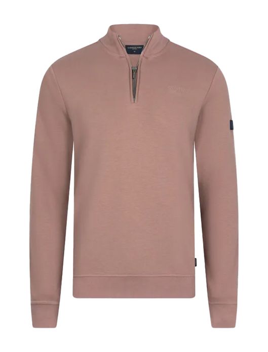 Cavallaro Diagono half zip trui roze