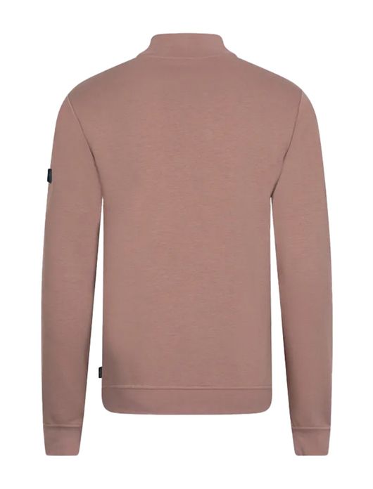Cavallaro Diagono half zip roze trui