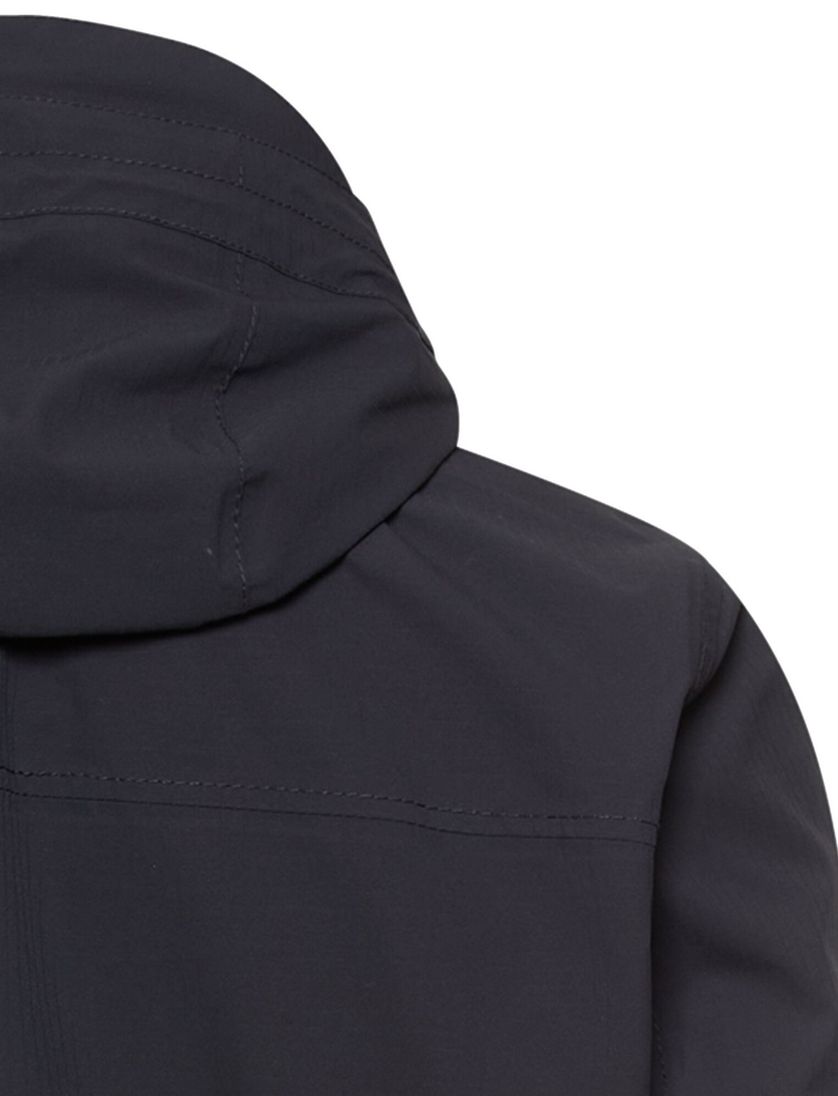 parka jas Camel active navy met capuchon