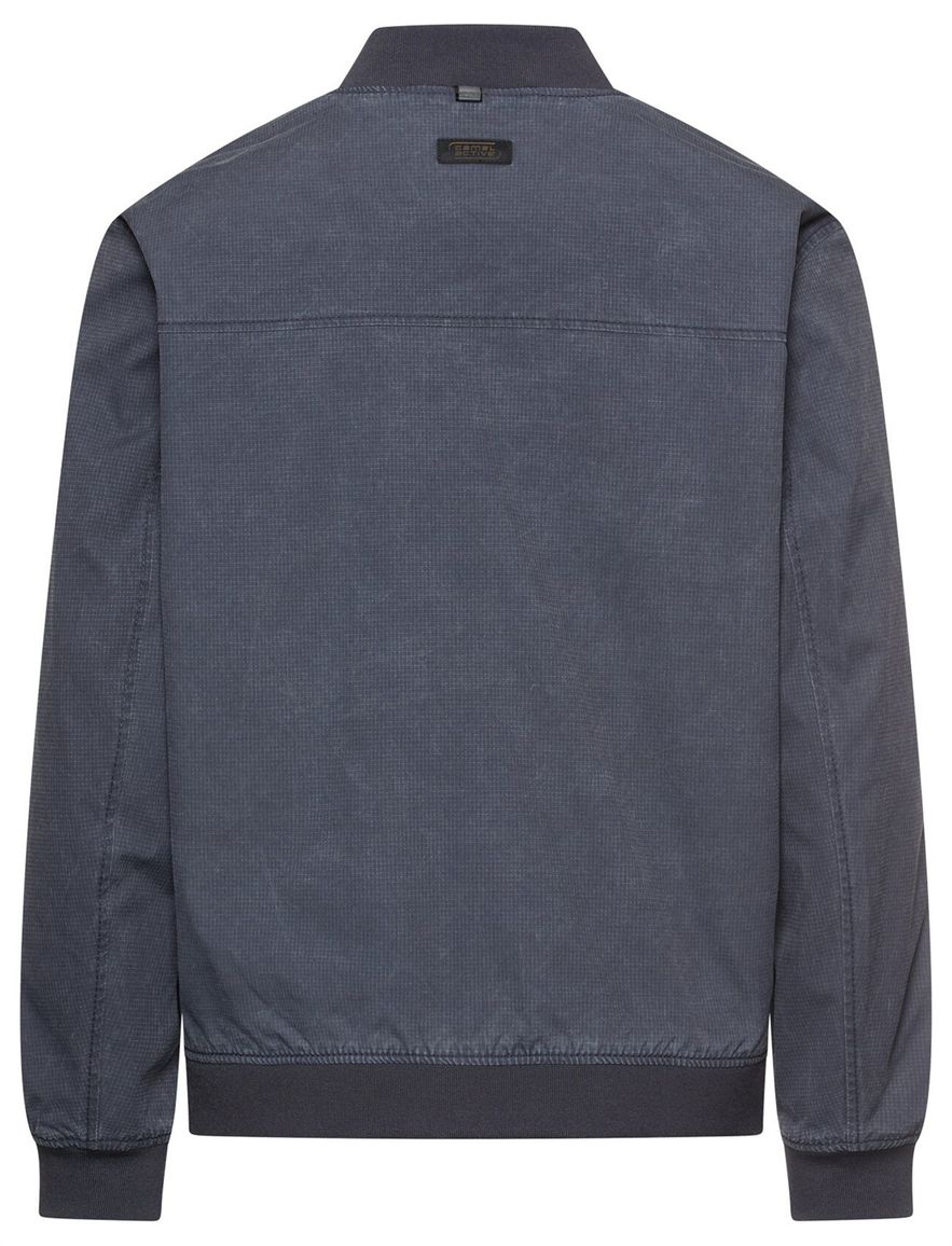 Camel active bomberjack blauw met borstzak