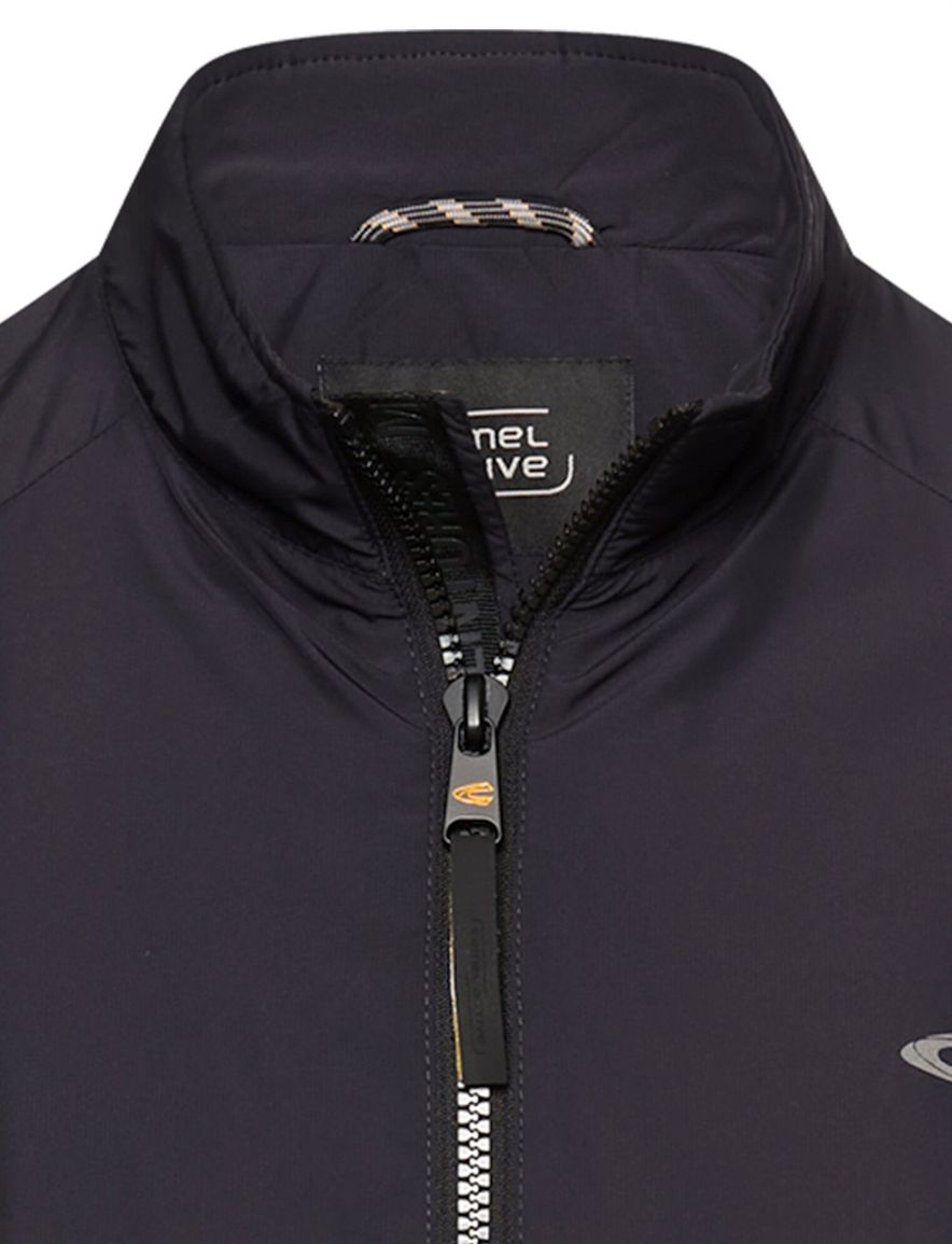 Camel active bomberjack navy met borstzak