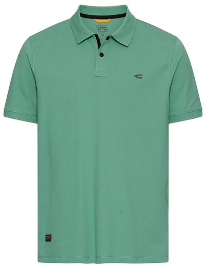 Camel Active Camel Active polo katoen turquoise katoen