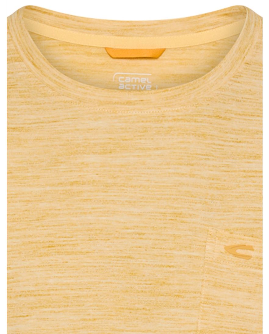Camel Active geel gemeleerd katoen