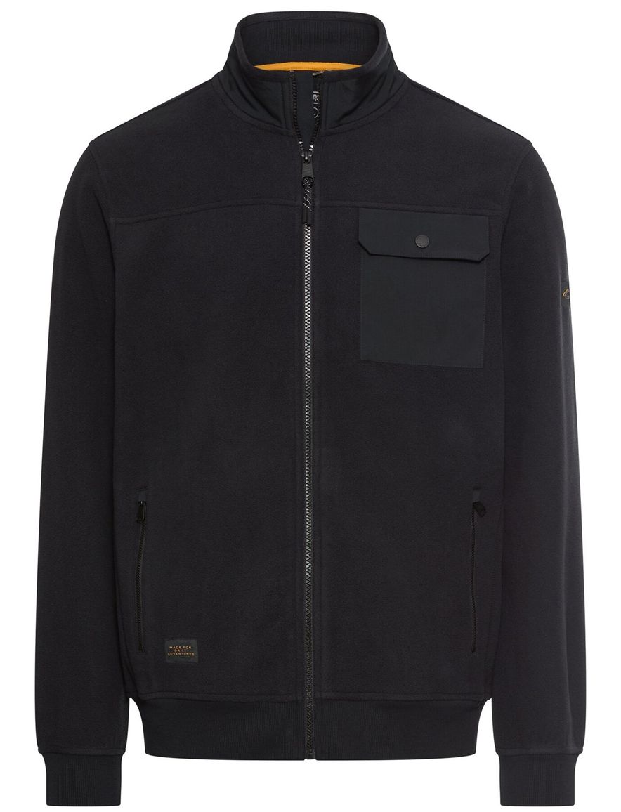 Camel Active vest donkerblauw effen