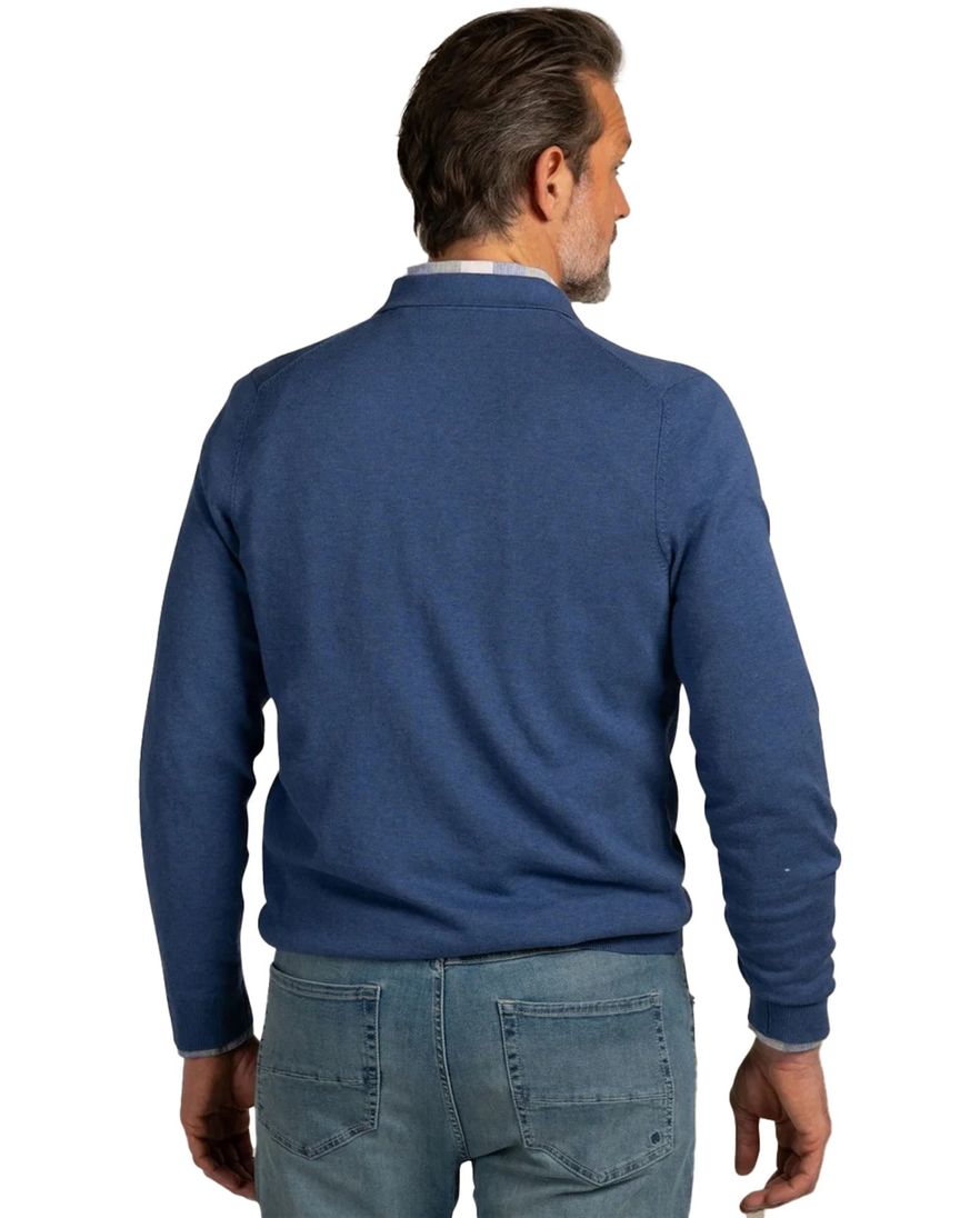 New Zealand poloshirt blauw normale fit