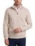Trui half zip beige New Zealand normale fit