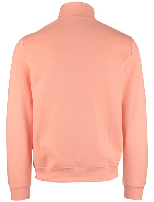 New Zealand trui half zip oranje normale fit