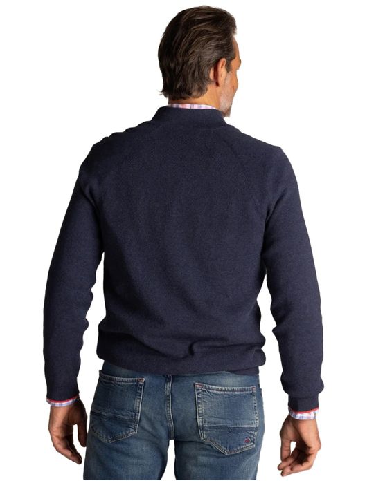 New Zealand trui donkerblauw gemeleerd