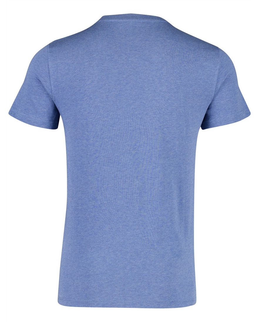 NZA t-shirt ronde hals blauw gemeleerd