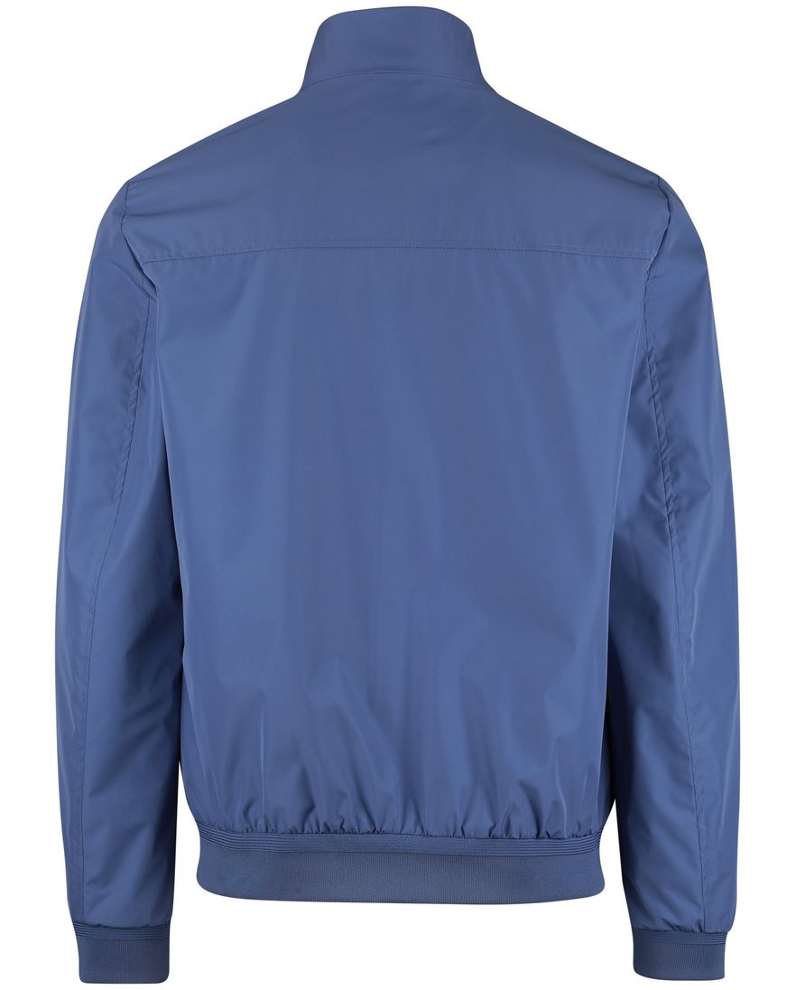 Zomerjas blauw New Zealand zwarte rits zonder capuchon